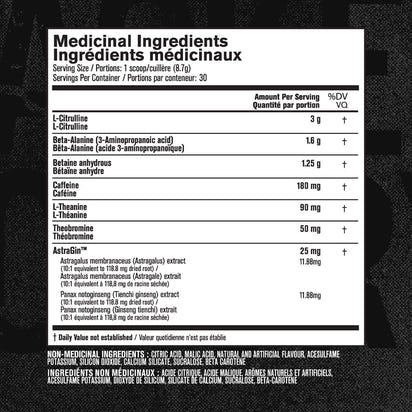 NITROSURGE – Pre Workout Powder – Sour Peach Rings – 30 Servings