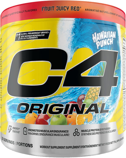 Cellucor – C4 Original Pre Workout – Hawaiian Punch – 30 Servings