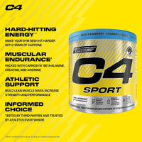 Cellucor – C4 Sport Pre Workout – Blue Raspberry – 30 Servings