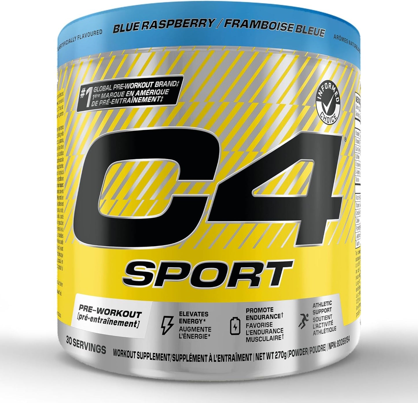 Cellucor – C4 Sport Pre Workout – Blue Raspberry – 30 Servings
