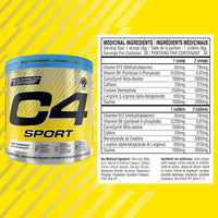 Cellucor – C4 Sport Pre Workout – Blue Raspberry – 30 Servings