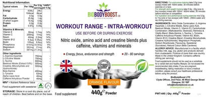 Workout Range - Intra-Workout Amino Acids and Creatine Blend