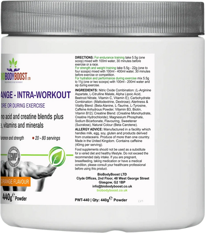 Workout Range - Intra-Workout Amino Acids and Creatine Blend