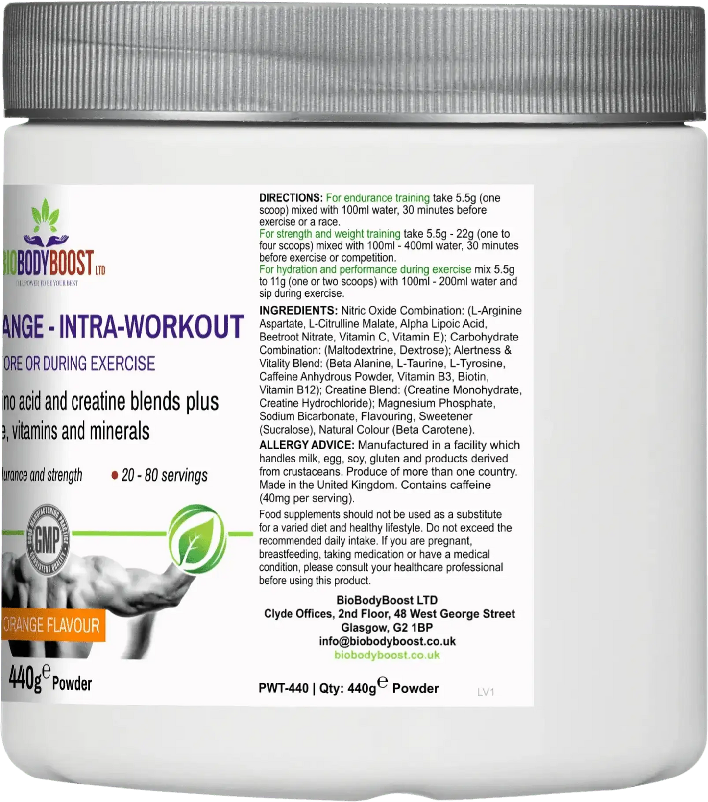 Workout Range - Intra-Workout Amino Acids and Creatine Blend