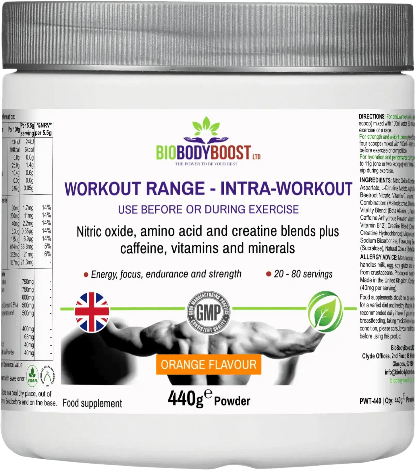 Workout Range - Intra-Workout Amino Acids and Creatine Blend