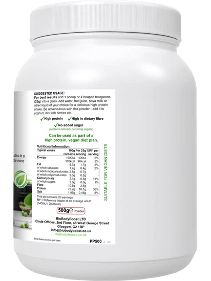 PeaPro - High Protein Vegan Pea Protein Powder